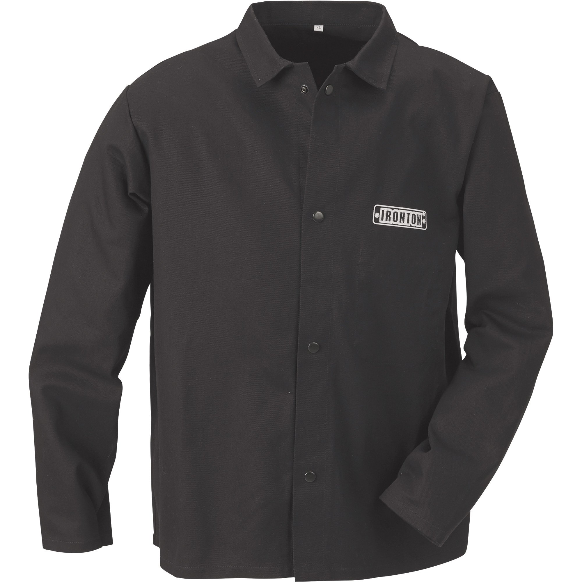 Ironton Flame-Resistant Welding Jacket, Large, Black